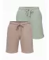 Set de pantaloni scurți pentru bărbați OMBRE Z125 BEJ/VERDE DESCHIS