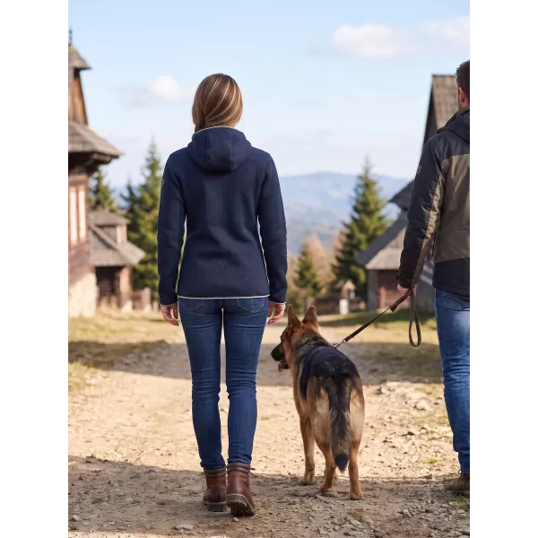  Pulover cald de dama ALPINE PRO NORESA VARIANTA OCEANULUI LUMINAT DE LUNA PA 