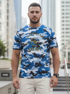 Tricou pentru bărbați DSTREET NX2002R-SK-M ALBASTRU