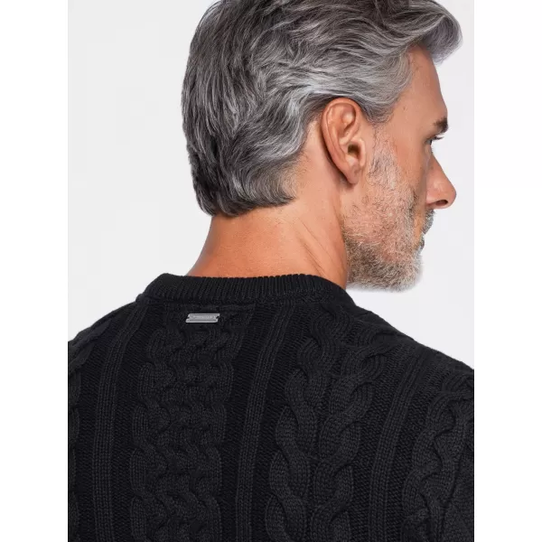  Pulover pentru bărbați OMBRE OM-SWSW-0191 NEGRU 