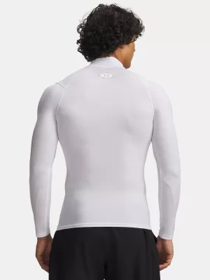 Tricou pentru bărbați UNDER ARMOUR UA HG ELITE COMP MOCK LS 6015385-100 ALB