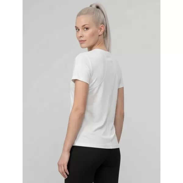  Tricou pentru femei 4F WMM00TTSHF3308 ALB 