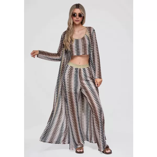  Cardigan de damă OMBRE OW-UW-E0001 MARO 