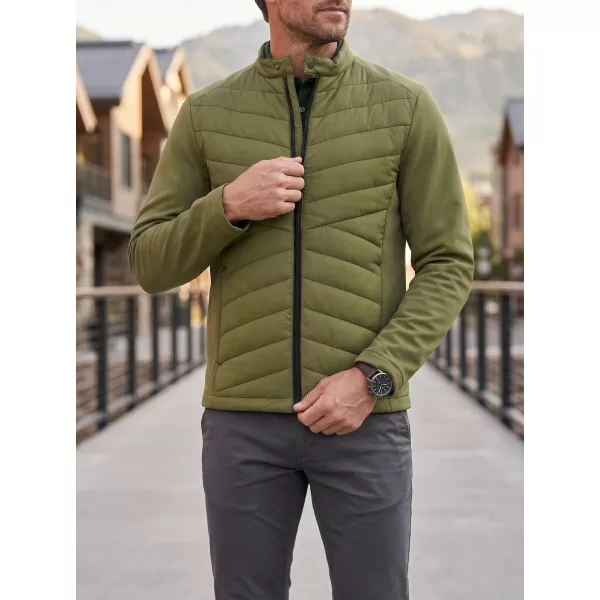  Jachetă hibridă pentru bărbați MALFINI PREMIUM CROSS 555 VERDE AVOCADO 