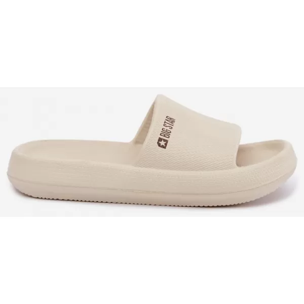  Papuci de dama BIG STAR SHOES UU274087 NUANȚE DE MARO ȘI BEJ 