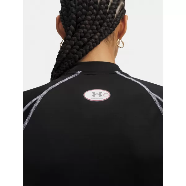  Tricou de damă UNDER ARMOUR HEATGEAR ELITE CROP MCK SS 6014710-008 NEGRU 