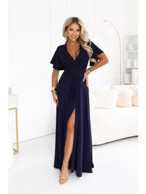 Rochie NUMOCO 581-9 ALBASTRU ÎNCHIS