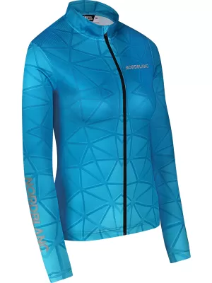 Tricou de ciclism pentru femei NORDBLANC VELOFLOW NBSLF8105 TURCOAZ