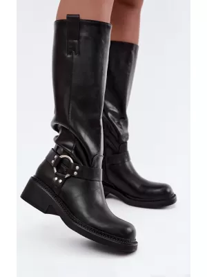 Cizme de dama BOTO LQ-137 NEGRU