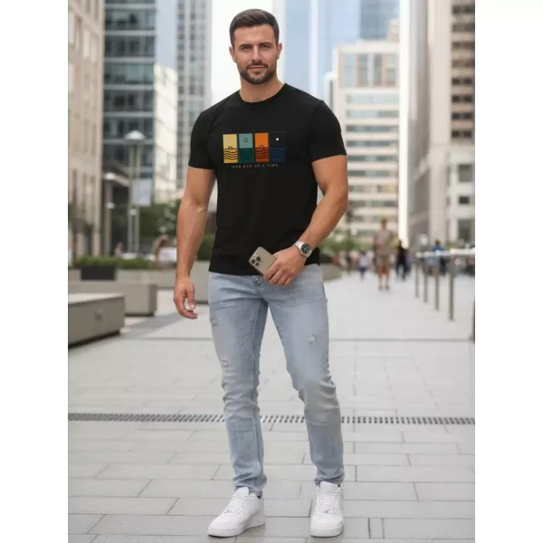  Tricou pentru bărbați DSTREET NX5103R-BK NEGRU 