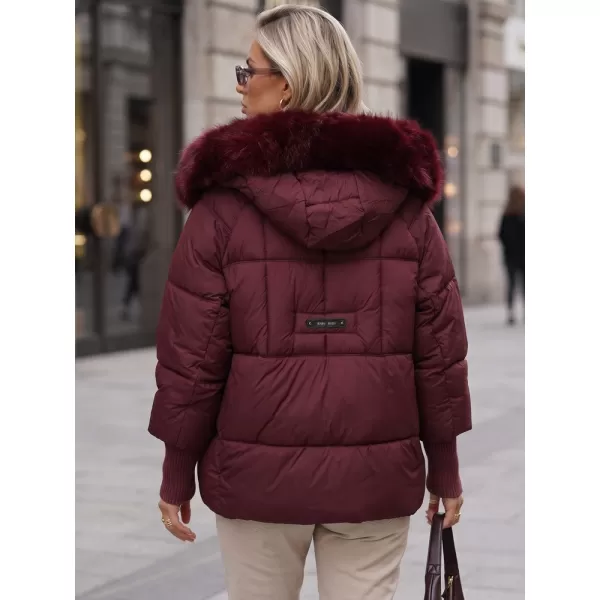  Geaca de dama DSTREET TY5742 BURGUNDIA 