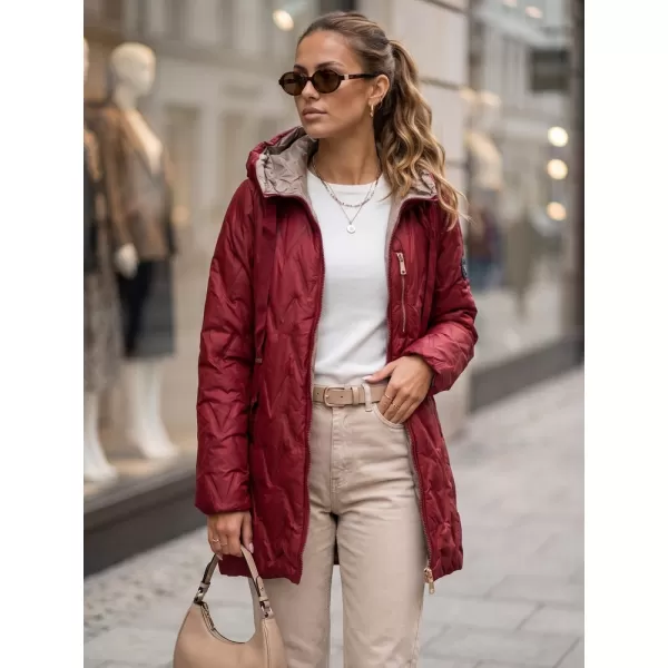  Geaca de dama DSTREET TY5771 BURGUNDIA 