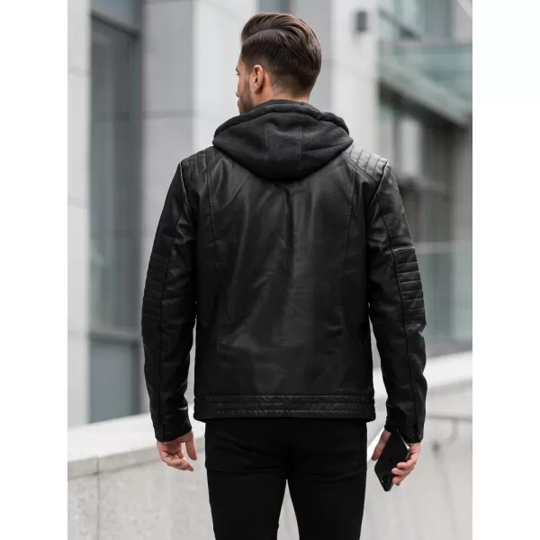  Jachetă pentru bărbați DSTREET TX5145 NEGRU 