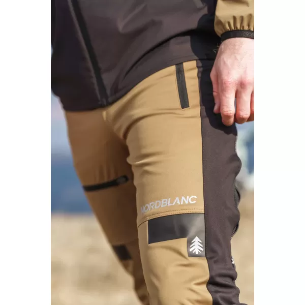  Pantaloni multisport impermeabili pentru bărbați NORDBLANC RIDGEWALK NBSPM8325 MARO 