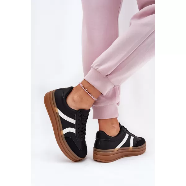  Adidași de damă BOTO 25SP26-9087 NEGRU 