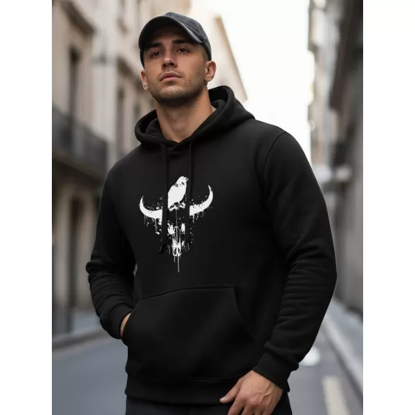  Hanorac pentru bărbați DSTREET NX0060B-BK NEGRU 
