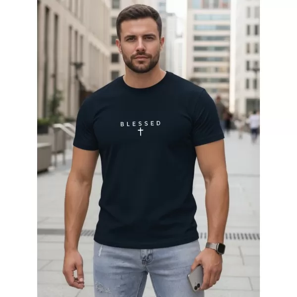  Tricou pentru bărbați DSTREET NX5124R-NY ALBASTRU ÎNCHIS 