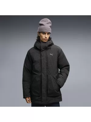 Palton pentru bărbați PUMA PROTECTIVE HOODED DOWN PARKA M 69456301 PUMA NEGRU