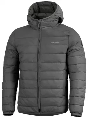 Jachetă pentru bărbați PENTAGON AURORA 2.0 PUFFER HOODED JACKET K08048-2.0 CENUȘIU CENUȘIU
