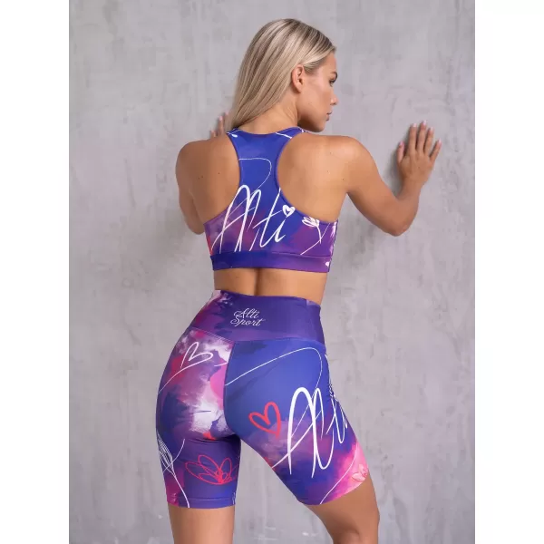  Jambiere premium pentru genunchi pentru femei (marimi noi) ALTISPORT VOJ/ALW083LEG06 VIOLET 