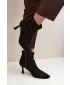 Botine de dama BOTO 7107 NEGRU MAT
