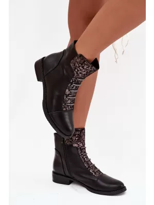 Botine de dama BOTO ASA62-16 NEGRU/MODEL