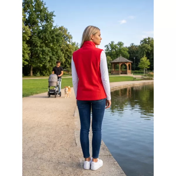  Vesta de dama fleece ALTISPORT ALW002525 ROŞU 