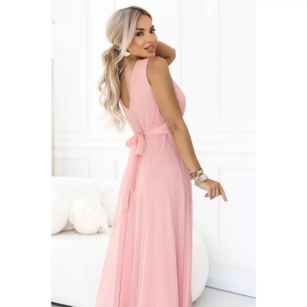  Rochie de femei NUMOCO 678-5 ROZ PUDRA 