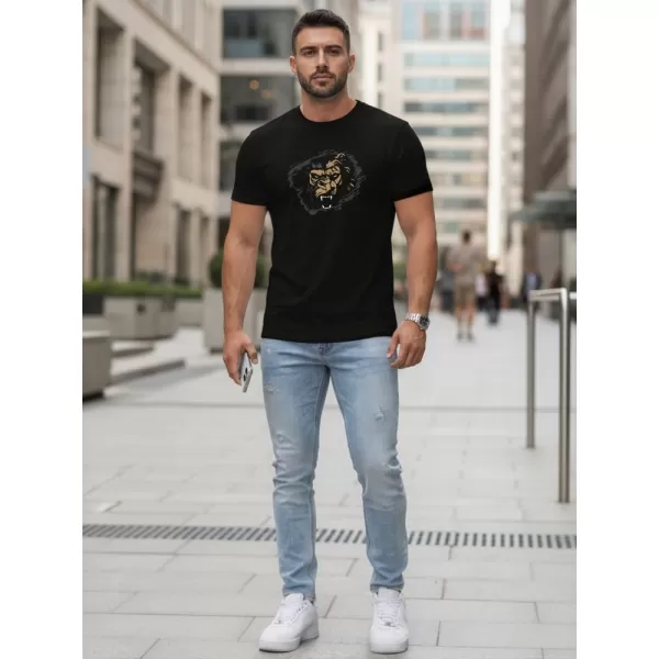  Tricou pentru bărbați DSTREET NX5085R-BK NEGRU 
