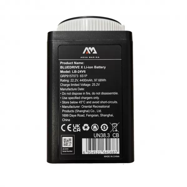  Pachet de baterii AQUA MARINA Li-ion pro BlueDrive X NEDETERMINAT 