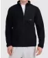 Hanorac pentru bărbați din fleece 4F WAW25TFLEM417 NEGRU ADÂNC