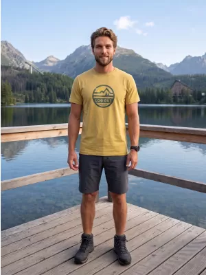 Tricou pentru bărbați ALPINE PRO TERMES 4 VARIANTA DE PC DE SUD MOSS
