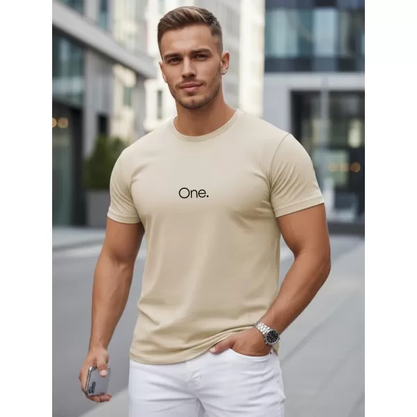  Tricou pentru bărbați DSTREET NX5125R-BT BEJ 