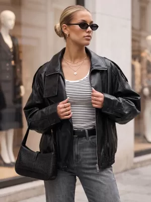 Geaca de dama DSTREET TY5960 NEGRU