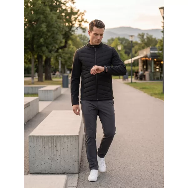  Jachetă hibridă pentru bărbați MALFINI PREMIUM CROSS 555 NEGRU 