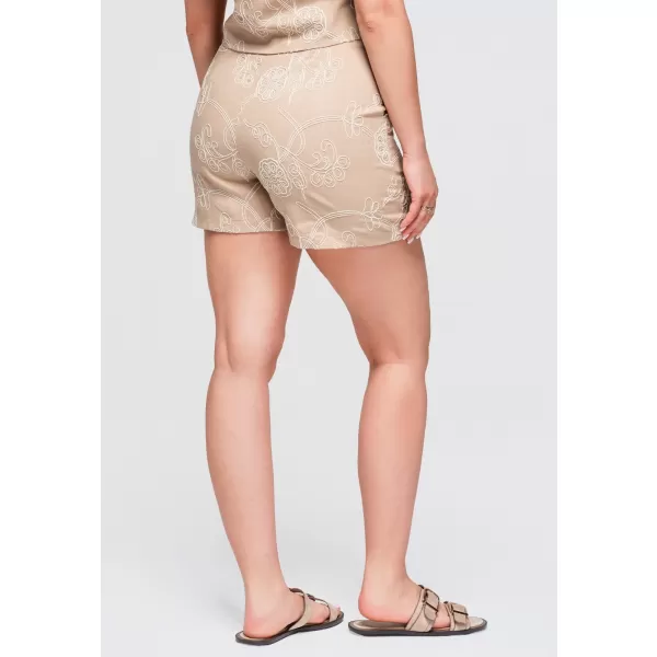  Pantaloni scurți de damă OMBRE OW-ST-E0020 BEJ 
