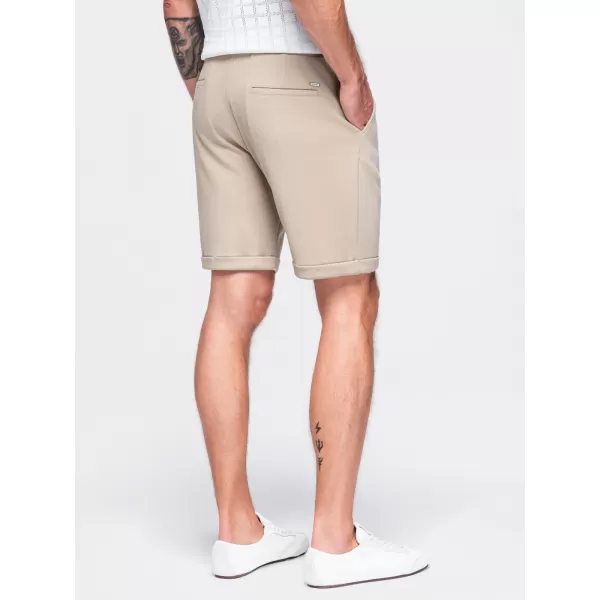  Pantaloni scurți pentru bărbați OMBRE OM-SRCS-0206 BEJ 