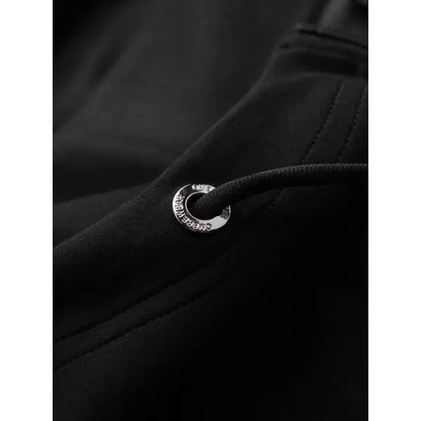  Hanorac pentru bărbați OMBRE OM-SZBC-0196 NEGRU 