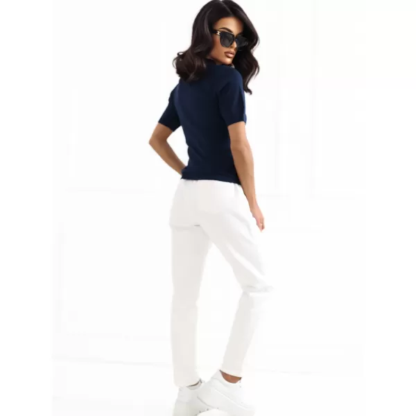  Pantaloni de dama SUBLEVEL D70059Z62399A1 ALB 