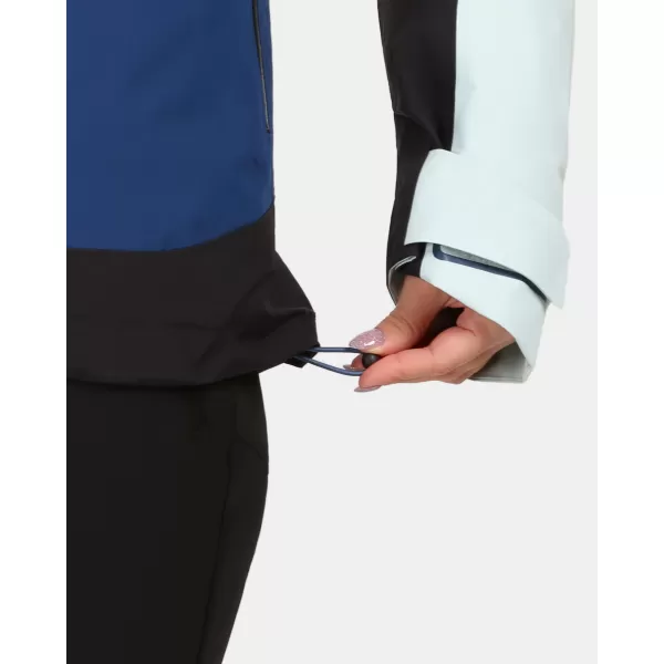  Jachetă hardshell pentru femei KILPI MAMBA-W 1L0101KI ALBASTRU ÎNCHIS 