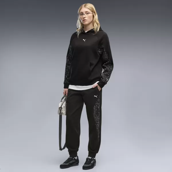  Hanorac de dama PUMA SPORT ANIMAL STANDARD HOODIE FL 69400701 PUMA NEGRU 