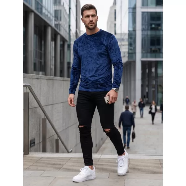  Hanorac pentru bărbați DSTREET BX5531 ALBASTRU ÎNCHIS 