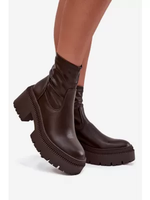 Botine de dama BOTO 9670A VIOLET