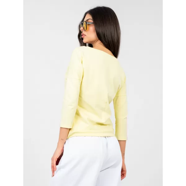  Tricou de damă BASIC FEEL GOOD RV-BZ-4691.10X GALBEN STRĂLUCITOR 