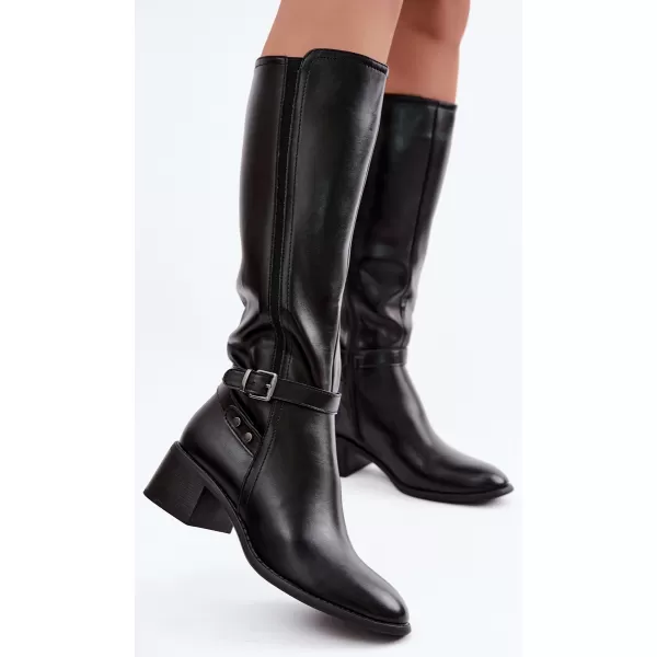  Cizme de dama SERGIO LEONE KZ-07 NEGRU 