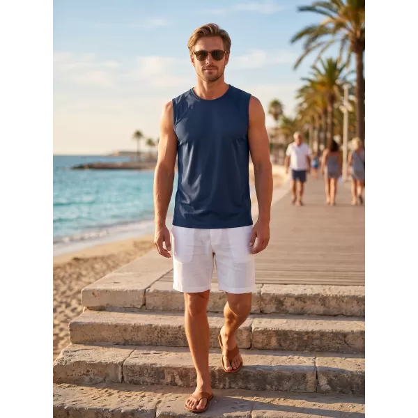  Maieu sport pentru bărbați MALFINI BREEZE 820 ALBASTRU MARIN 