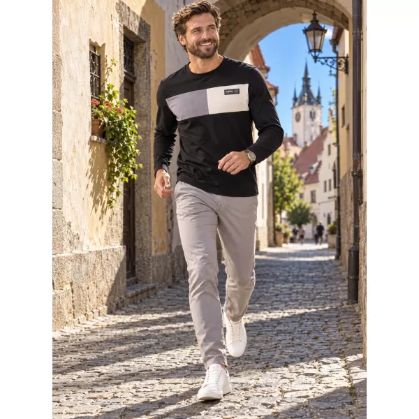  Tricou pentru bărbați ALTISPORT IVAS NEGRU 