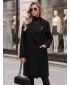 Palton de damă DSTREET NY0782 NEGRU
