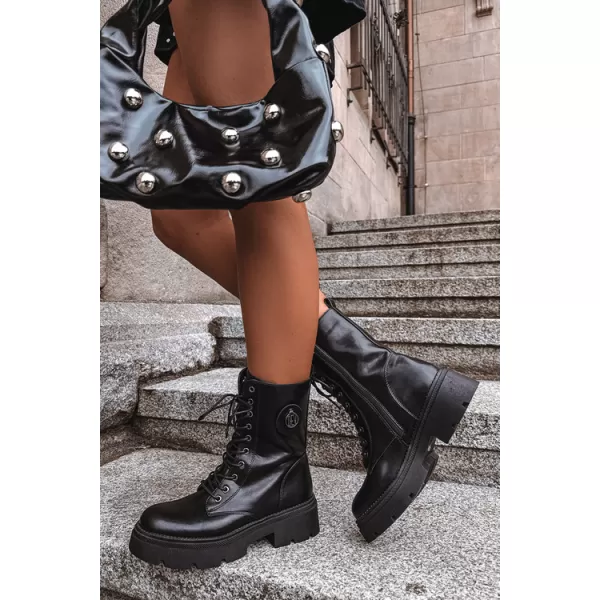  Pantofi de dama BOTO DA201P NEGRU LUCIOS 