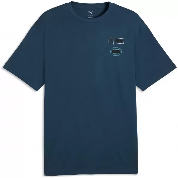  Tricou pentru bărbați PUMA GRAPHICS RELAXED STACKED TEE 69436836 BENZINĂ LA MIEZUL NOPȚII 